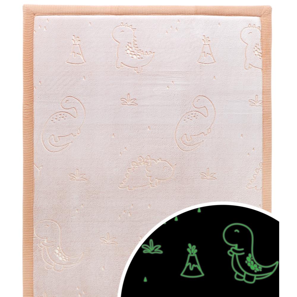 Hakuna Matte Samtmatte, Glow in the Dark Wolke Spielmatte 1.7 x 1.2 m, Dinosaurs