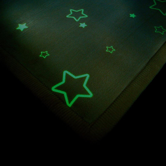 Hakuna Matte Samtmatte, Glow in the Dark Wolke Spielmatte 1.7 x 1.2 m, Stars