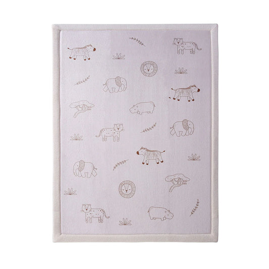 Hakuna Matte Samtmatte, Wolke Spielmatte, 1.7 x 1.2 m, Safari Animals