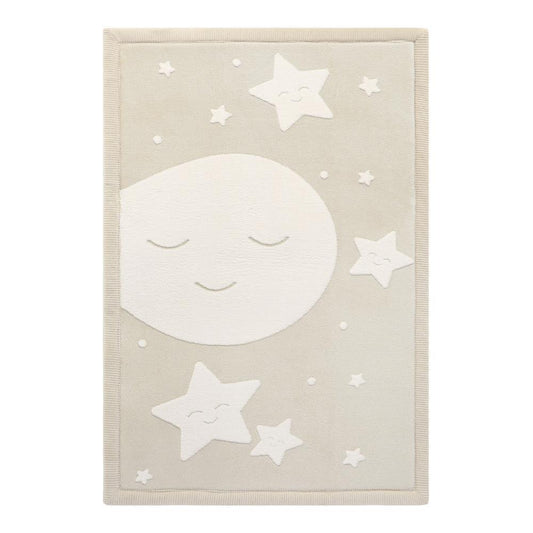 Hakuna Matte Samtmatte, 3D Wolke Spielmatte, 1.7 x 1.2 m, Moon & Stars