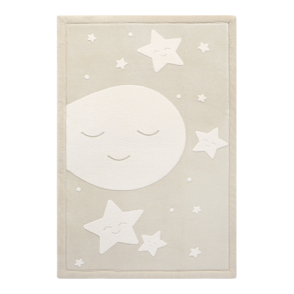 Hakuna Matte Samtmatte, 3D Wolke Spielmatte, 1.7 x 1.2 m, Moon & Stars