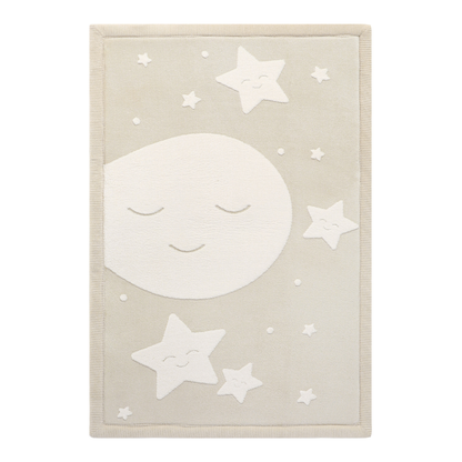 Hakuna Matte Samtmatte, 3D Wolke Spielmatte, 1.7 x 1.2 m, Moon & Stars