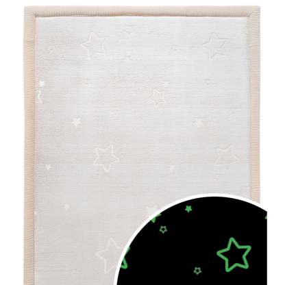 Hakuna Matte Samtmatte, Glow in the Dark Wolke Spielmatte 1.7 x 1.2 m, Stars